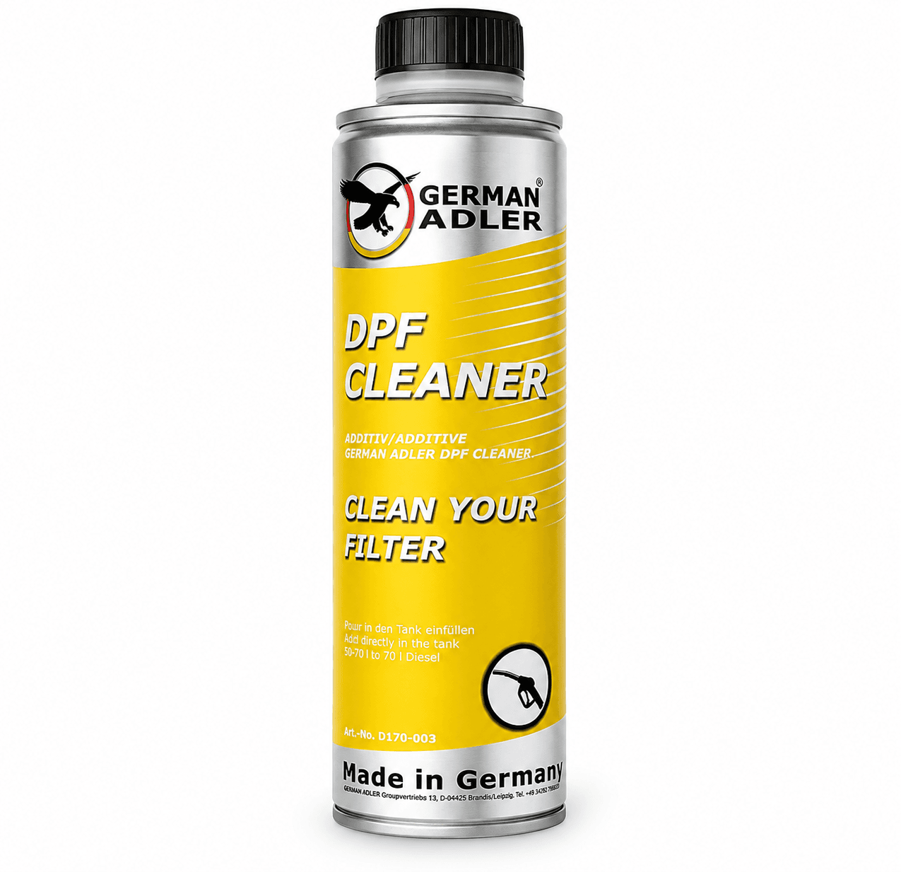 GERMAN ADLER Aditiv per diesel DPF | 300ml D170-003