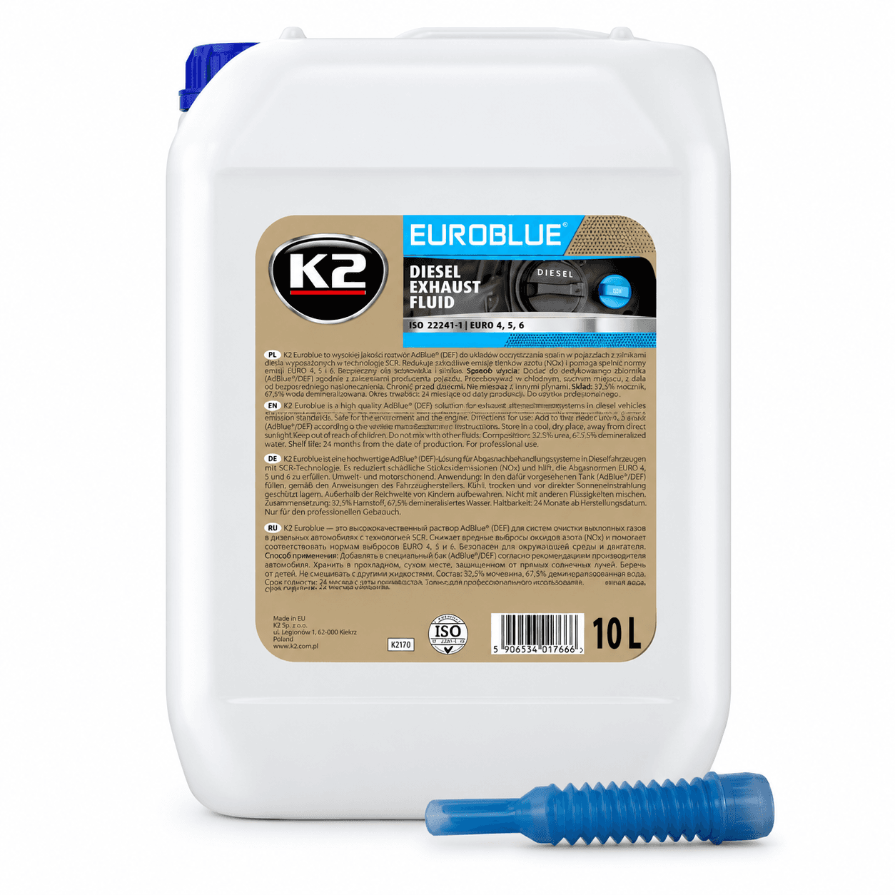 K2 Aditiv per diesel ADBLUE | 10L EB10