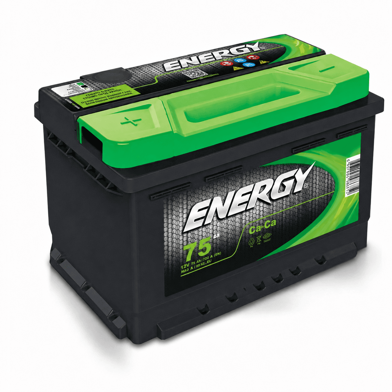 ENERGY Bateri ENERGY 75AH 12V 650A