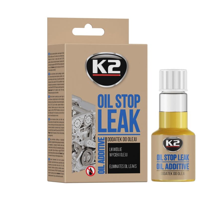 K2 Ndalues i rrjedhjes se vajit K2 STOP LEAK OIL | 50ml T377